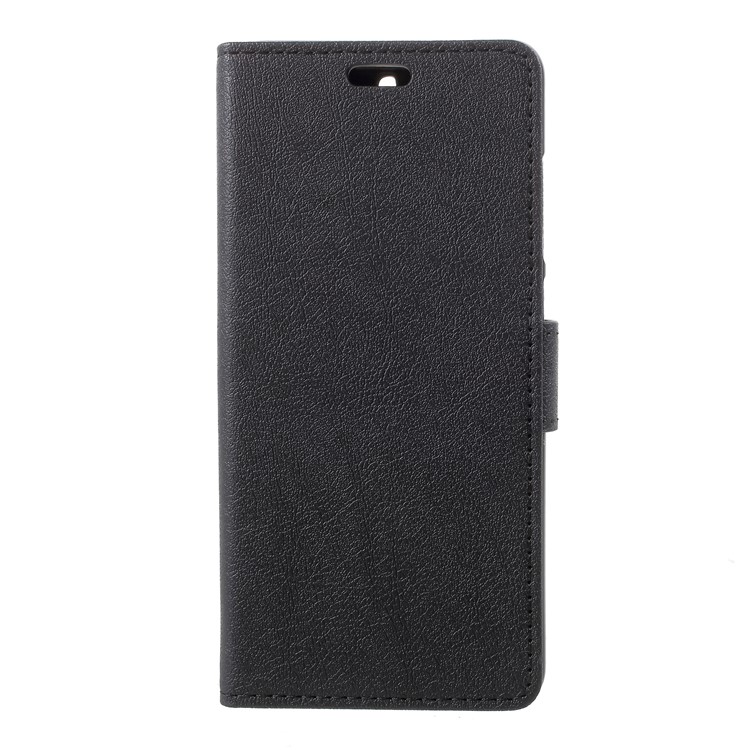 PU Leather Magnetic Wallet Mobile Phone Shell for Nokia 5.1 - Black-2