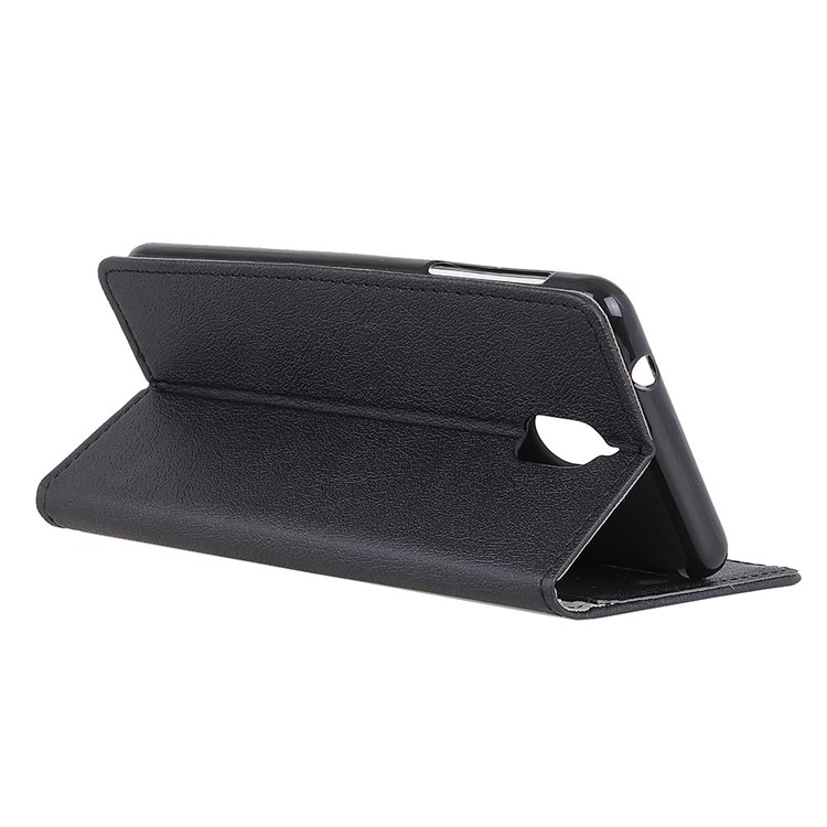 Wallet Stand Magnetic Flip Leather Phone Case for Nokia 3.1 - Black-5
