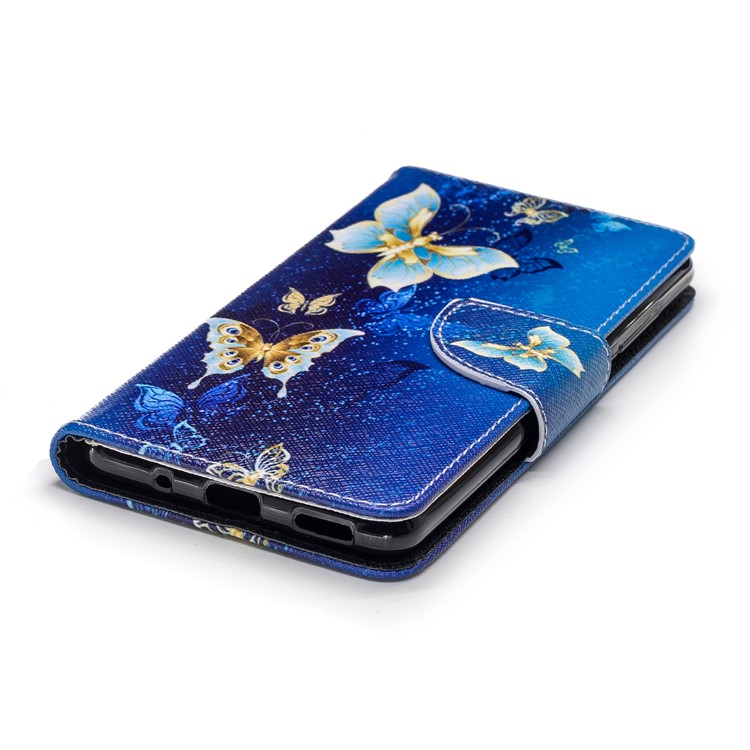 Pattern Printing Wallet Leather Case with Stand for Nokia 5.1 - Butterfly Pattern-6