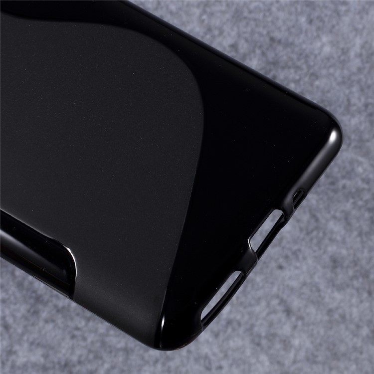 S Shape Soft TPU Protective Phone Case for Nokia 5 5.2-inch - Black-5