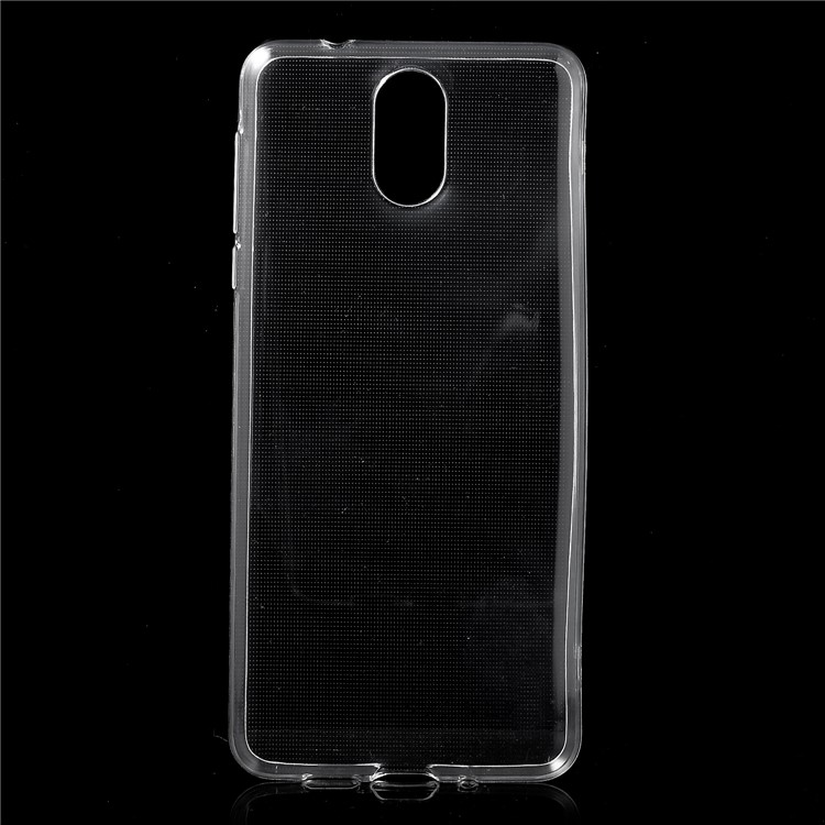 Transparent Soft TPU Protective Cell Phone Case Cover for Nokia 3.1-1