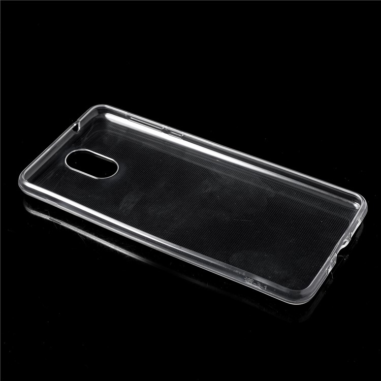 Transparent Soft TPU Protective Cell Phone Case Cover for Nokia 3.1-3