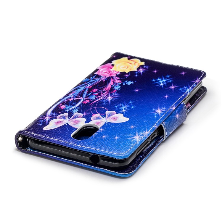 Padrão De Impressão Carteira De Couro Stand Shell Case Para Nokia 3.1 - Borboletas Elegantes-7