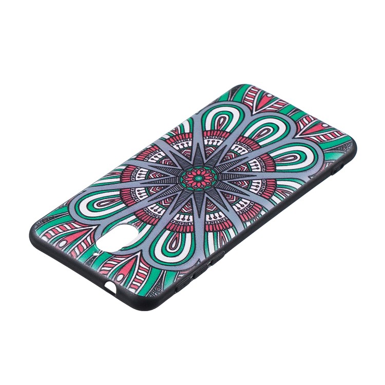 Pattern Printing Embossed TPU Case for Nokia 3.1 - Symmetric Pattern-6
