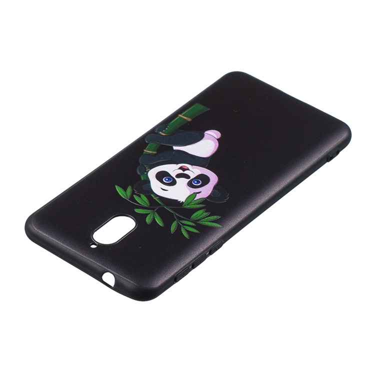 Pattern Printing Embossed TPU Back Case for Nokia 3.1 - Panda Pattern-6