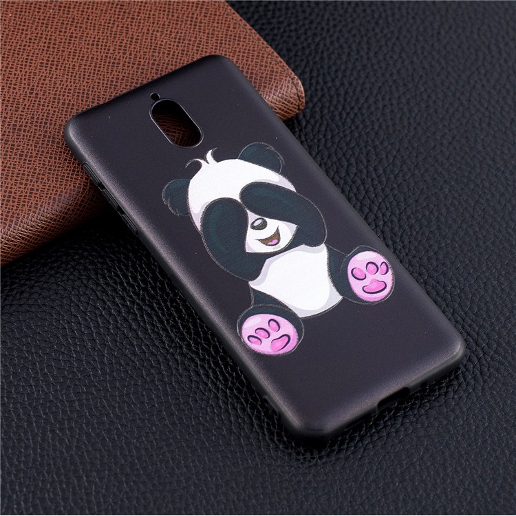 Pattern Printing Embossed TPU Shell Case for Nokia 3.1 - Cute Panda-2
