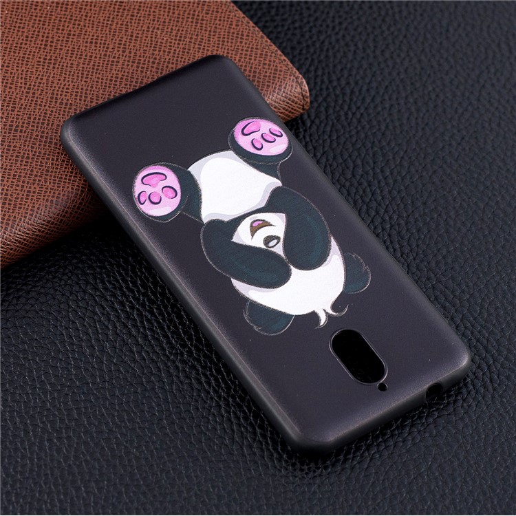Pattern Printing Embossed TPU Shell Case for Nokia 3.1 - Cute Panda-3