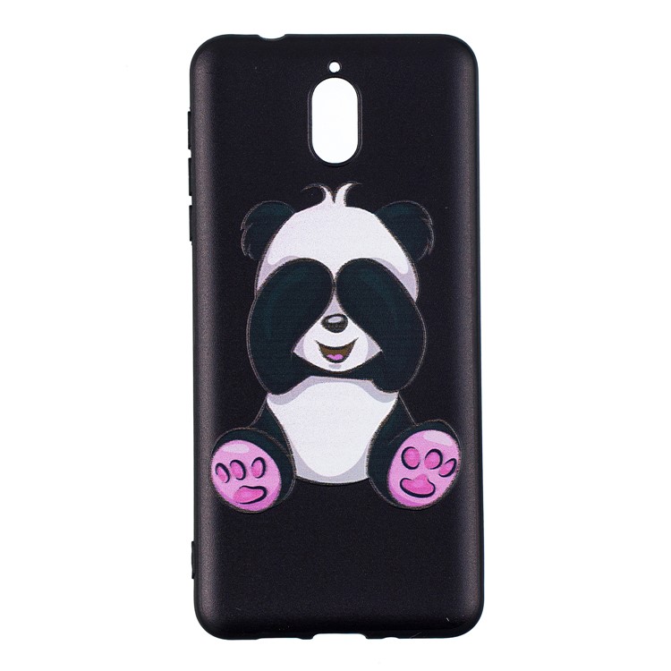 Pattern Printing Embossed TPU Shell Case for Nokia 3.1 - Cute Panda-4