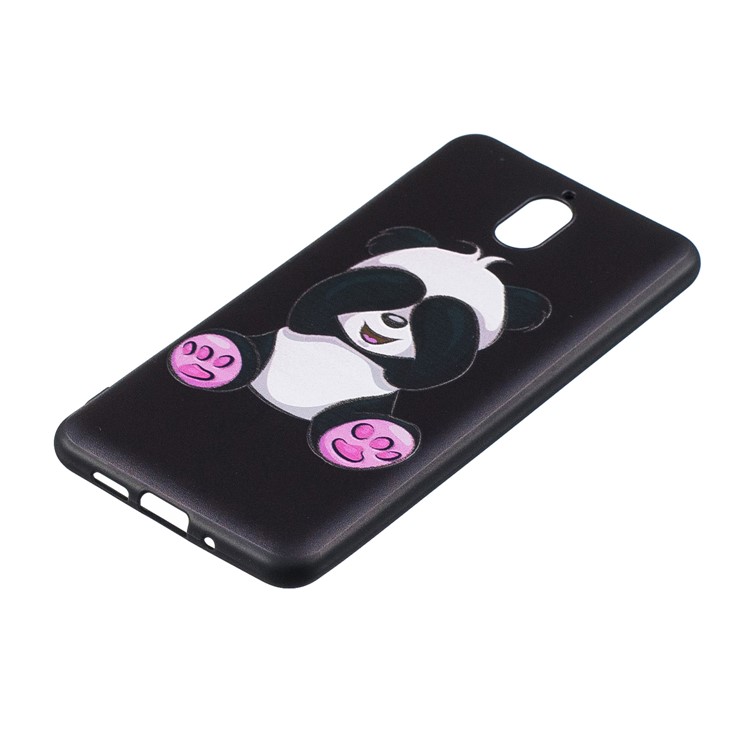 Pattern Printing Embossed TPU Shell Case for Nokia 3.1 - Cute Panda-5