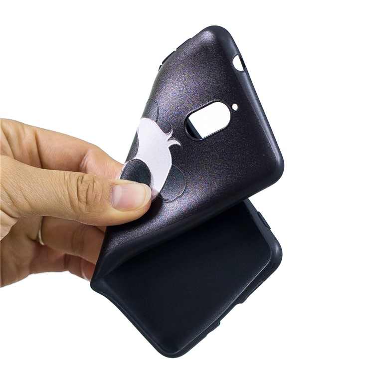Pattern Printing Embossed TPU Shell Case for Nokia 3.1 - Cute Panda-7