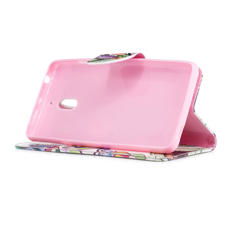 Pattern Printing PU Leather Protection Cell Phone Shell for Nokia 2.1 - Colorized Tree-5