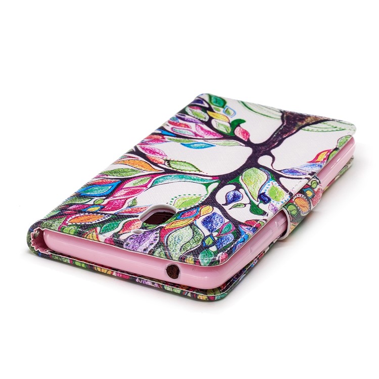 Pattern Printing PU Leather Protection Cell Phone Shell for Nokia 2.1 - Colorized Tree-7