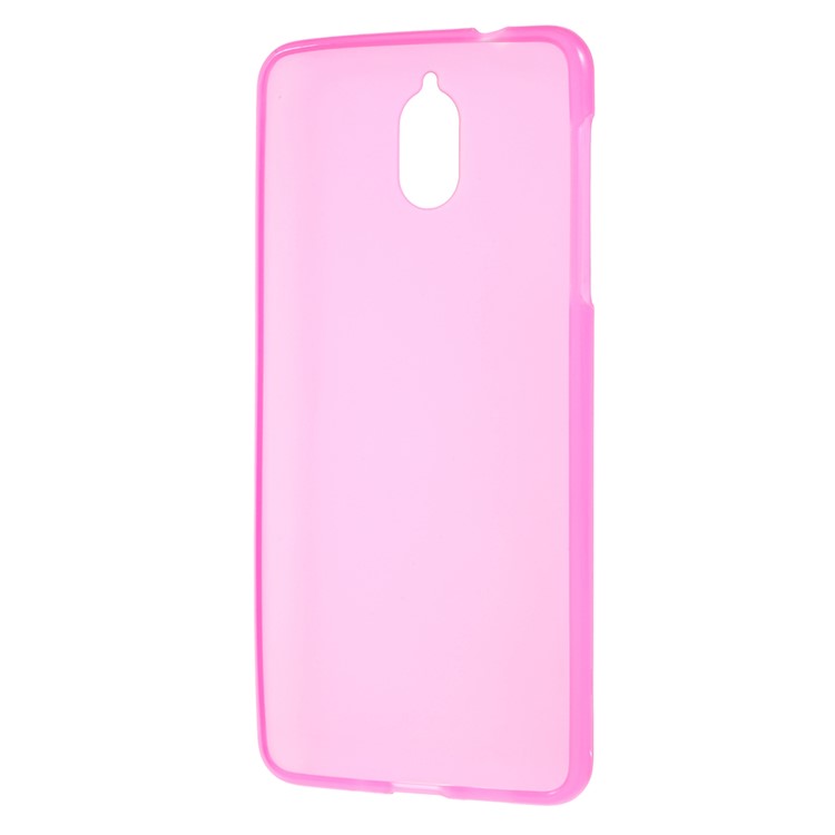 For Nokia 3.1 Double-sided Matte TPU Flexible Phone Cover - Rose-3