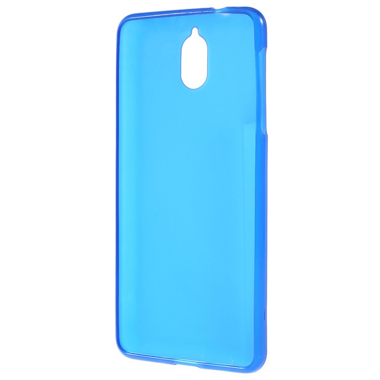 For Nokia 3.1 Double-sided Matte TPU Flexible Mobile Cover - Blue-3