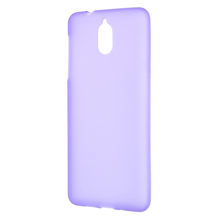 For Nokia 3.1 Double-sided Matte TPU Flexible Cellphone Cover - Purple-2