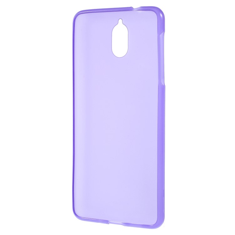 For Nokia 3.1 Double-sided Matte TPU Flexible Cellphone Cover - Purple-3