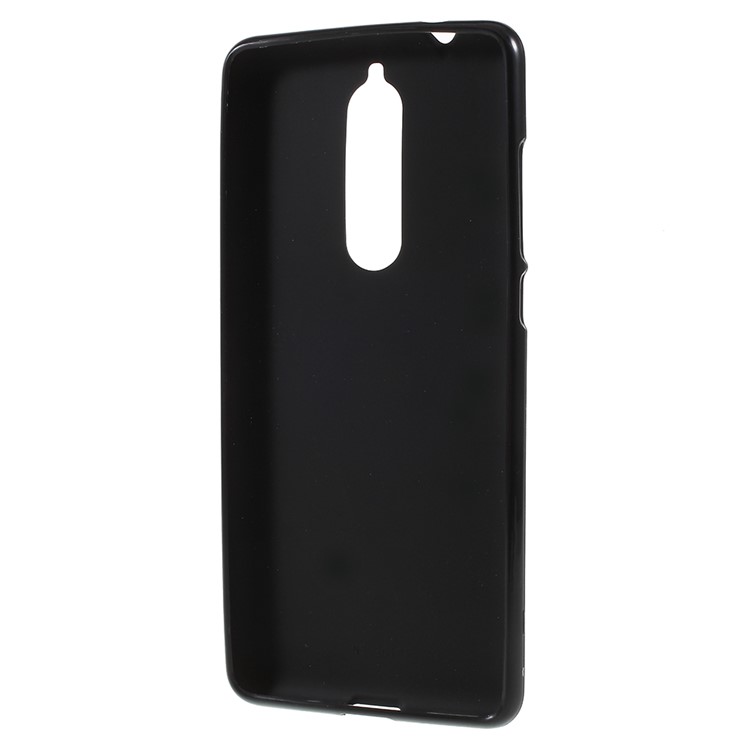 Double-sided Matte TPU Gel Back Phone Case for Nokia 5.1 - Black-3