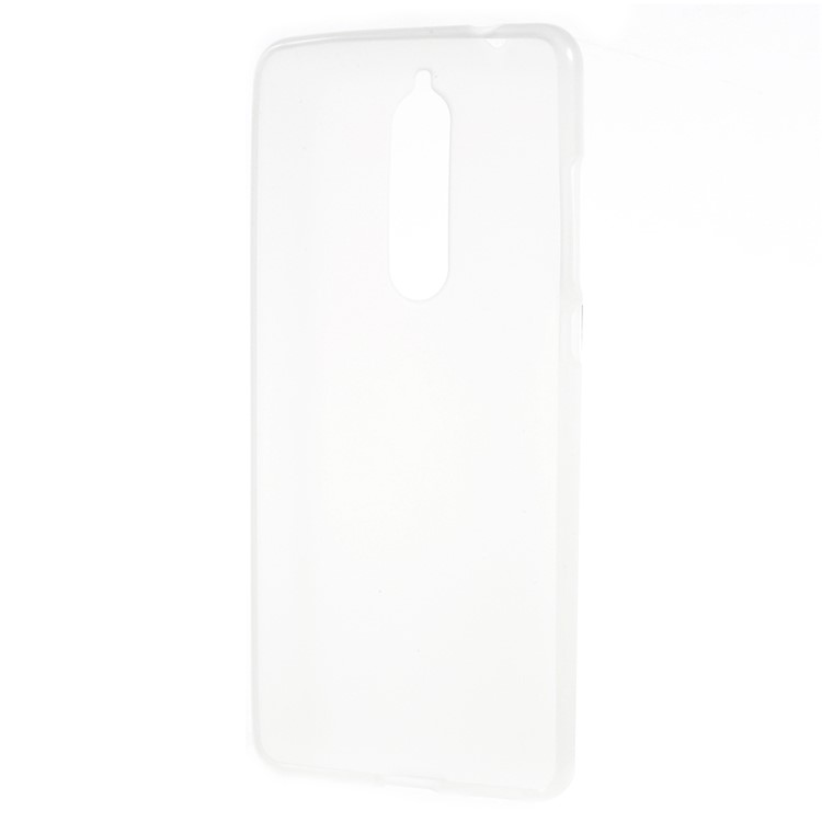 Double-sided Matte TPU Gel Back Phone Shell for Nokia 5.1 - White-3