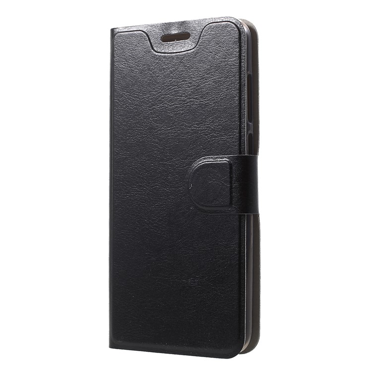 For Nokia 5.1 Plus / X5 Crazy Horse Texture Stand Leather Card Holder Mobile Cover - Black-3