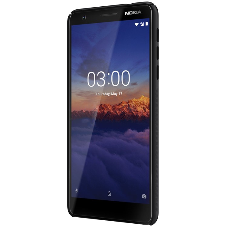 NILLKIN Super Frosted Shield Hard PC Case for Nokia 3.1 - Black-5