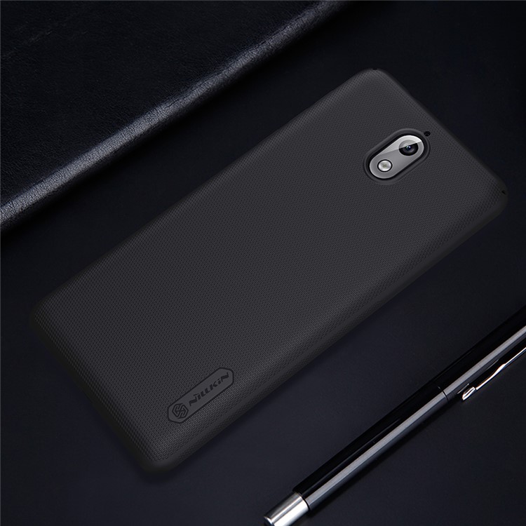 NILLKIN Super Frosted Shield Hard PC Case for Nokia 3.1 - Black-7