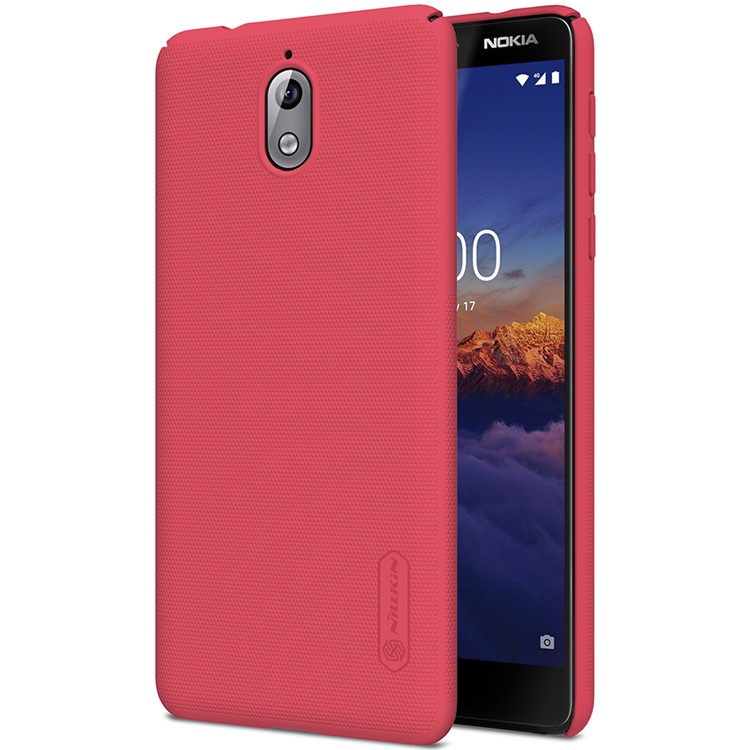 NILLKIN Super Frosted Shield Hard Cover Case for Nokia 3.1 - Red-1