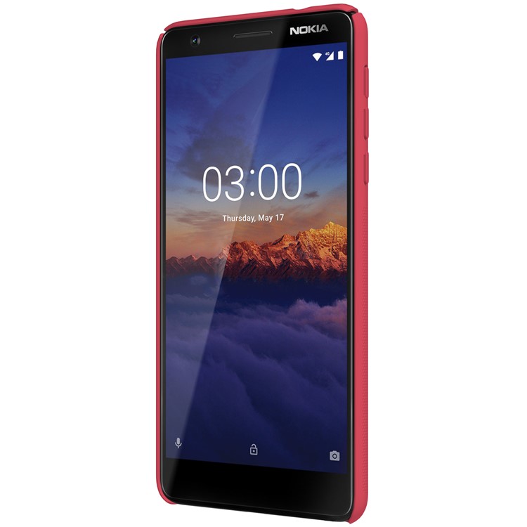 NILLKIN Super Frosted Shield Hard Cover Case for Nokia 3.1 - Red-5