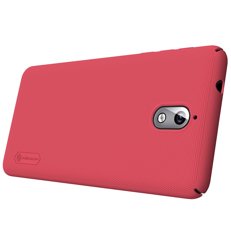 NILLKIN Super Frosted Shield Hard Cover Case for Nokia 3.1 - Red-6