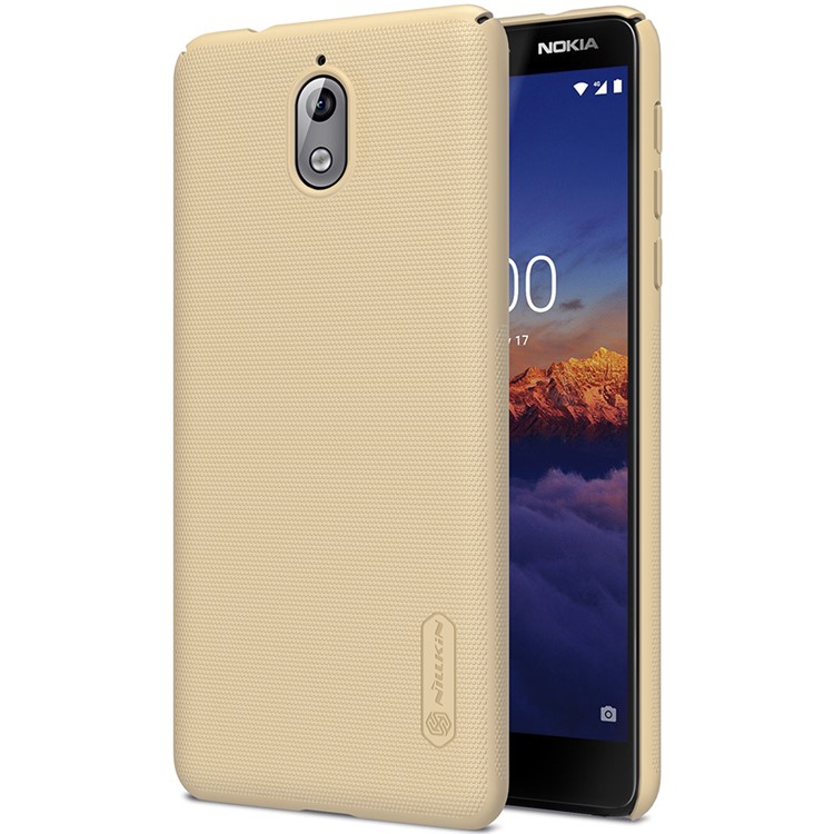 NILLKIN Super Frosted Shield Hard PC Shell Case for Nokia 3.1 - Gold-1