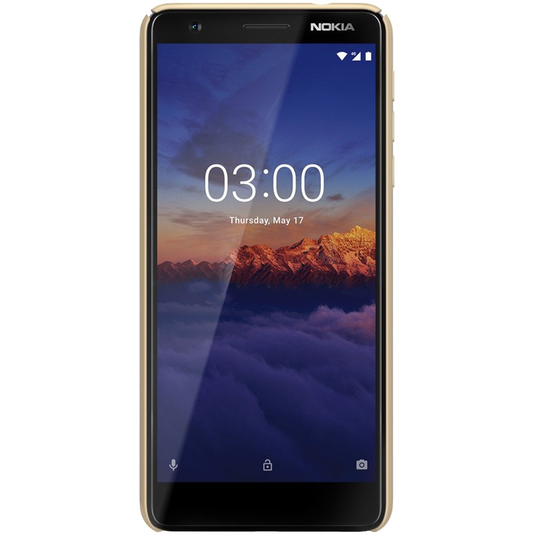 NILLKIN Super Frosted Shield Hard PC Shell Case for Nokia 3.1 - Gold-2