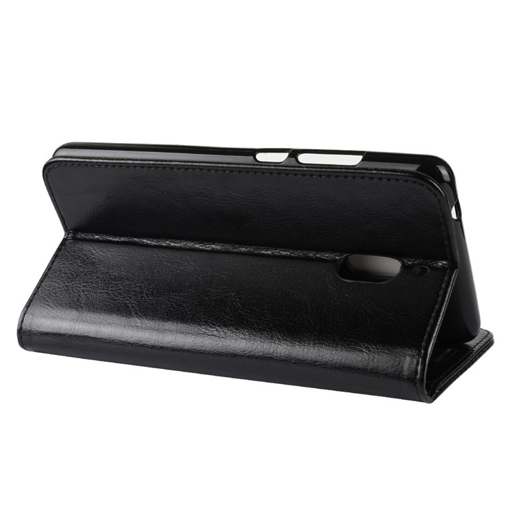 Crazy Horse Texture Wallet Stand Leather Phone Case for Nokia 2.1 - Black-7