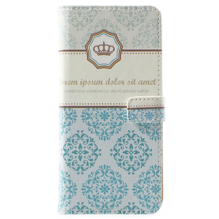 For Nokia 5.1 Pattern Printing Leather Folio Wallet Stand Cellphone Casing - Damask Flower-1