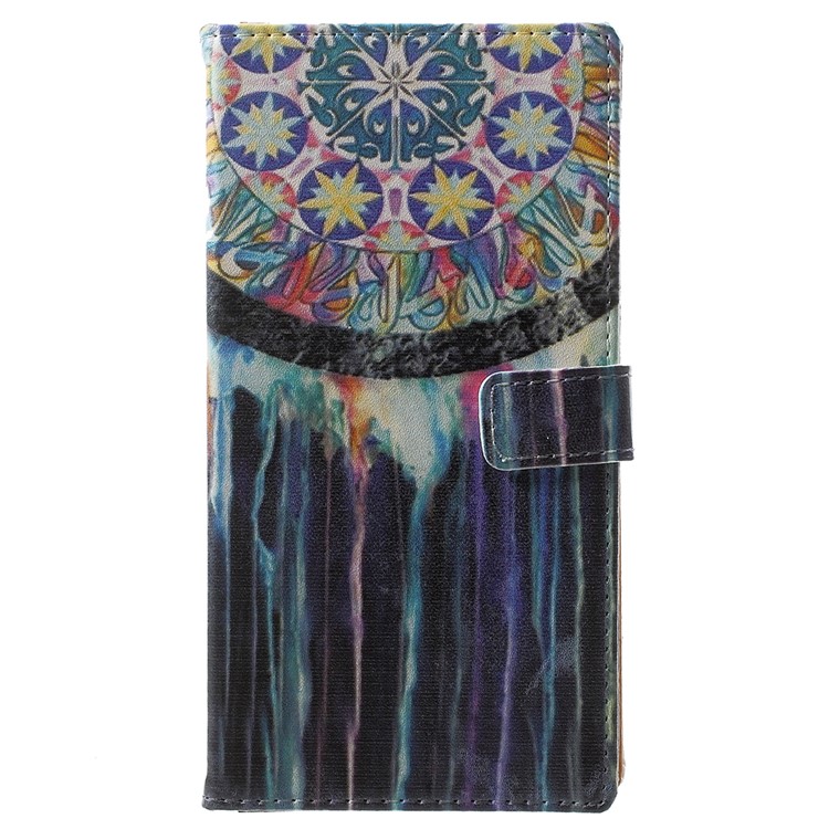 For Nokia 3.1 Pattern Printing Wallet Stand Leather Phone Shell - Dream Catcher-1