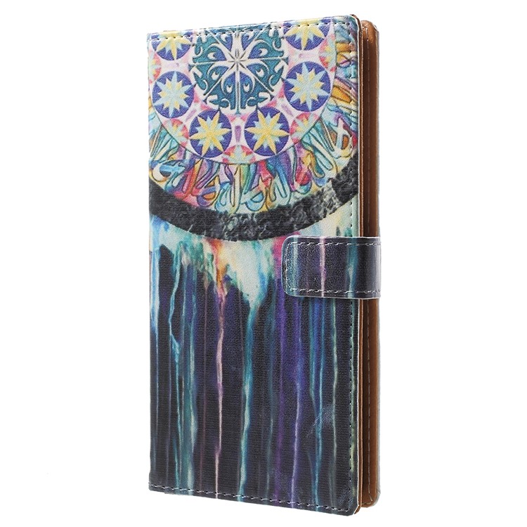 For Nokia 3.1 Pattern Printing Wallet Stand Leather Phone Shell - Dream Catcher-2