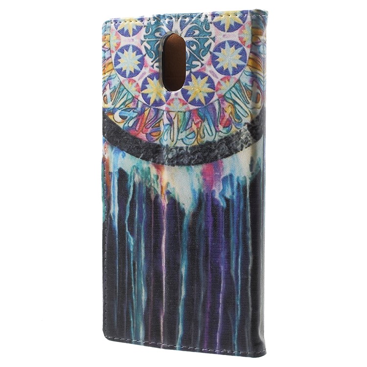 For Nokia 3.1 Pattern Printing Wallet Stand Leather Phone Shell - Dream Catcher-3