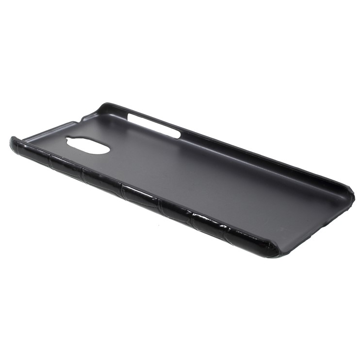 PU Leather Coated PC Phone Case for Nokia 3.1 - Crocodile Texture-4