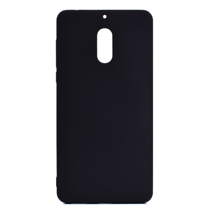Soft Matte TPU Back Case for Nokia 6 (2017) - Black-2