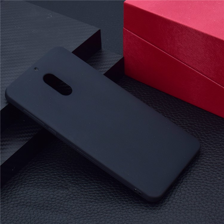 Soft Matte TPU Back Case for Nokia 6 (2017) - Black-7