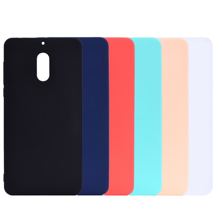 Soft Matte TPU Back Case for Nokia 6 (2017) - Black-8
