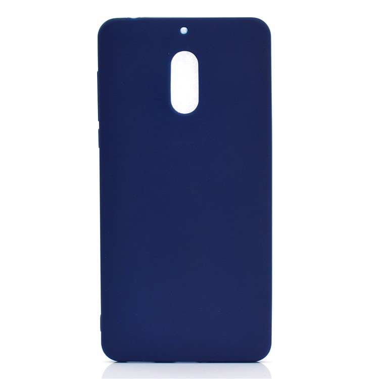 Soft Matte TPU Mobile Phone Case for Nokia 6 (2017) - Blue-2