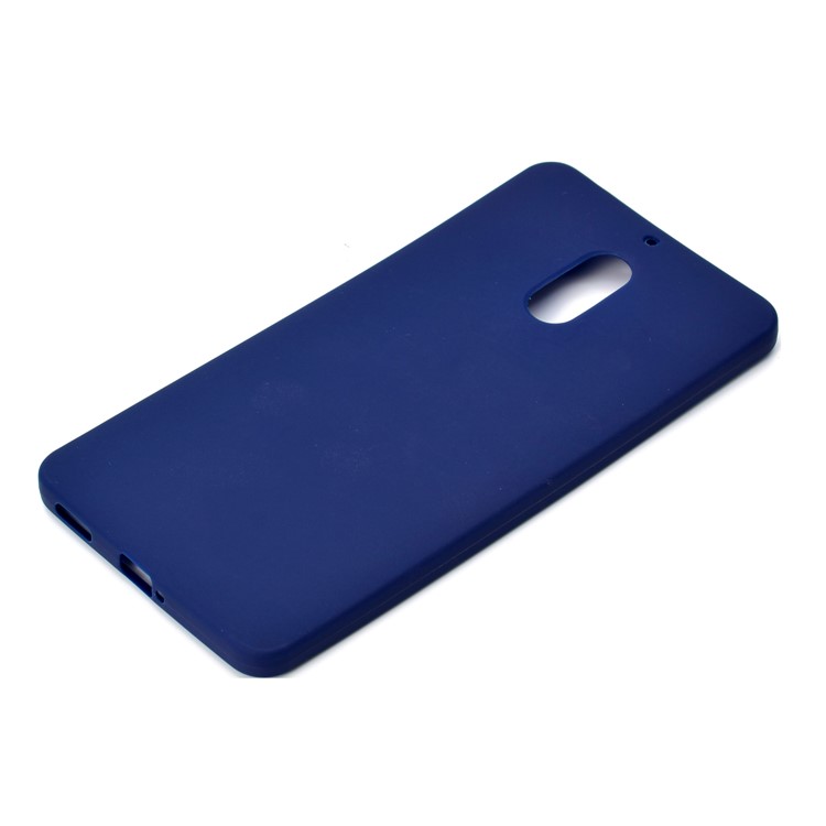 Soft Matte TPU Mobile Phone Case for Nokia 6 (2017) - Blue-3