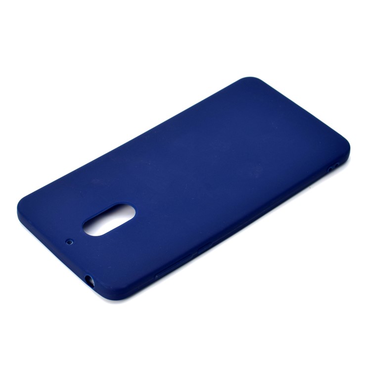 Soft Matte TPU Mobile Phone Case for Nokia 6 (2017) - Blue-4