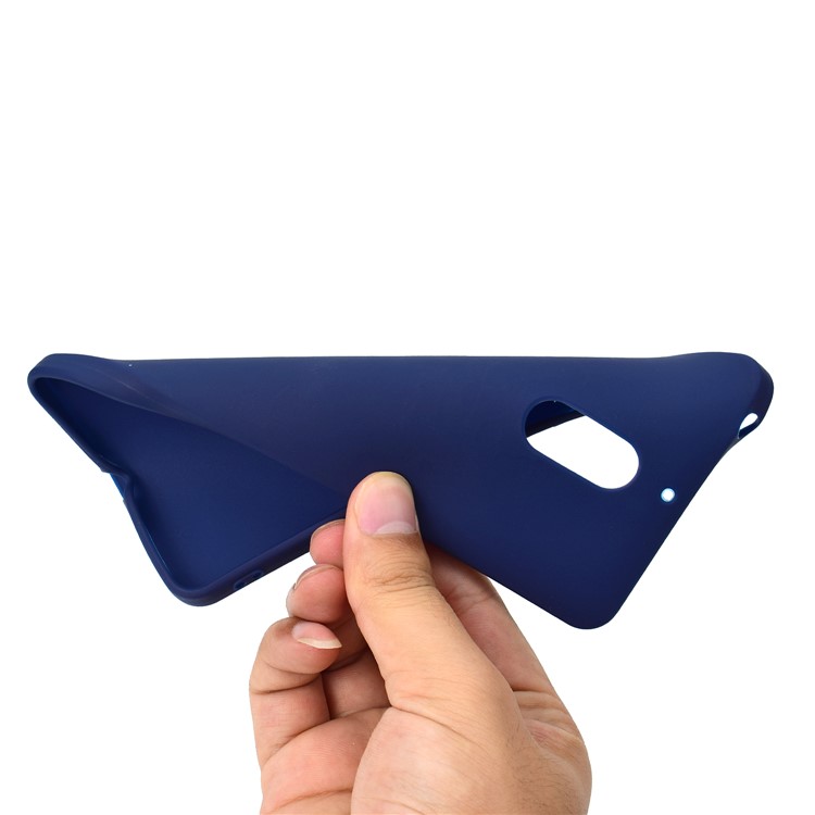 Soft Matte TPU Mobile Phone Case for Nokia 6 (2017) - Blue-6