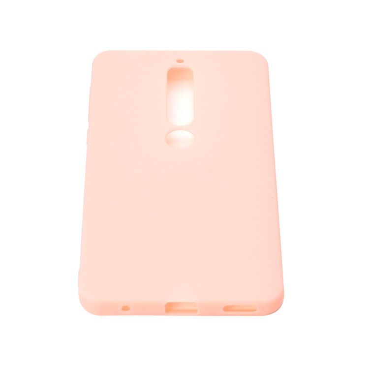 Soft Matte TPU Back Casing for Nokia 6.1 (5.5-inch) - Pink-5