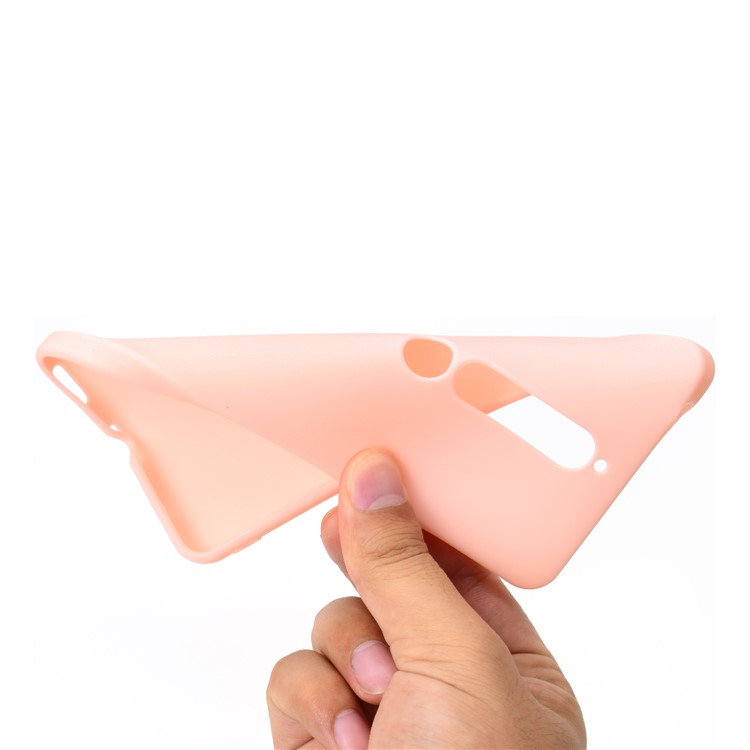 Soft Matte TPU Back Casing for Nokia 6.1 (5.5-inch) - Pink-6