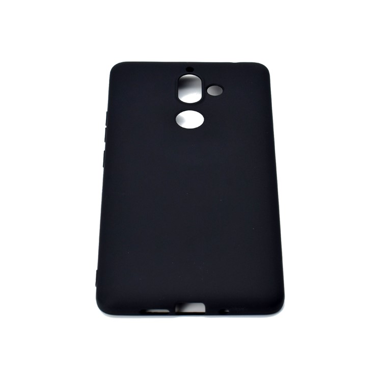 Soft Matte TPU Back Case for Nokia 7 plus - Black-5