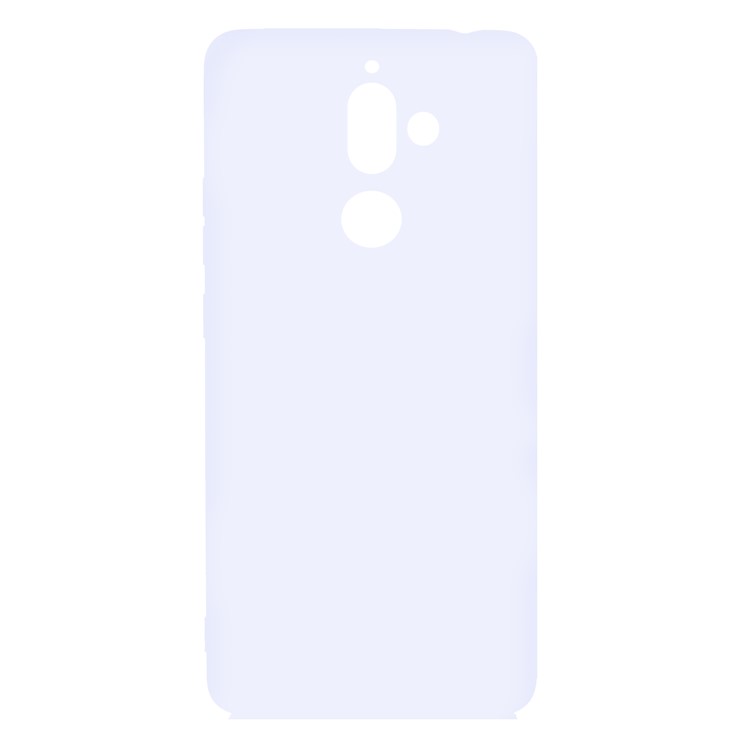 Soft Matte TPU Back Cover for Nokia 7 plus - White-2