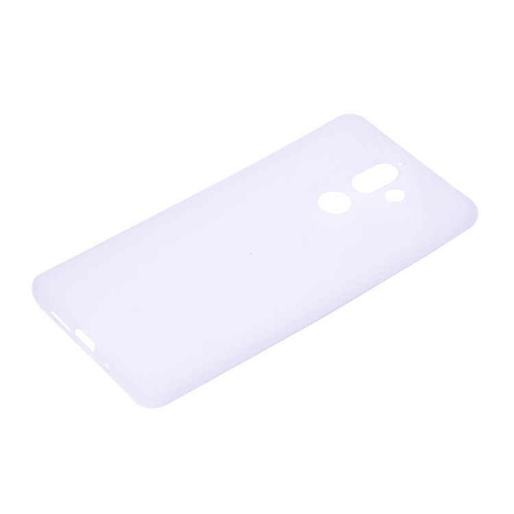 Soft Matte TPU Back Cover for Nokia 7 plus - White-3