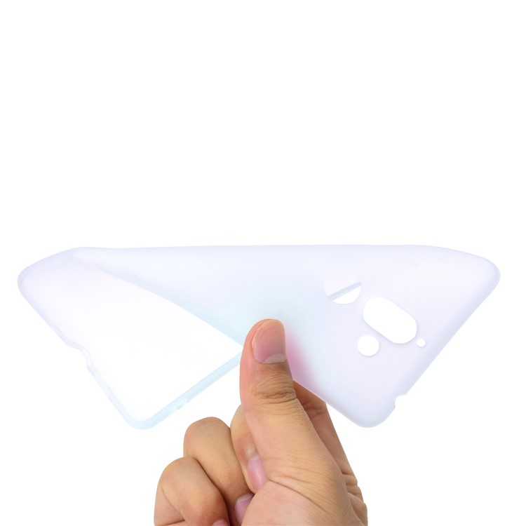Soft Matte TPU Back Cover for Nokia 7 plus - White-6