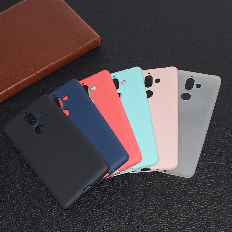 Soft Matte TPU Back Cover for Nokia 7 plus - White-8